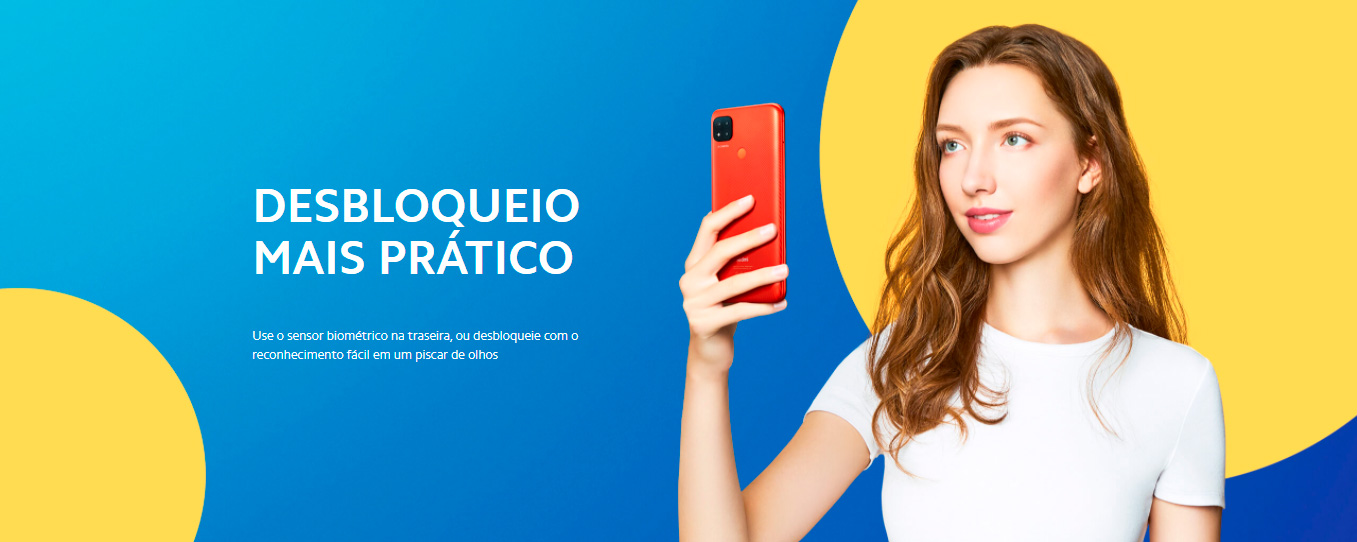 Smartphone Xiaomi Redmi 9C 64GB 3GB RAM Tela 6,53